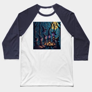 witch gathering halloween 2023 Baseball T-Shirt